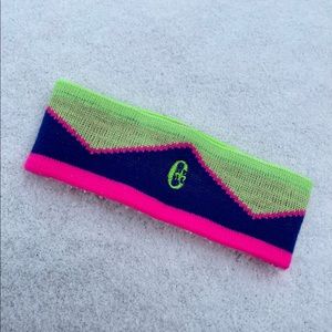Vintage knit ski headband